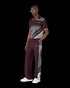 CASABLANCA Merino Diagonal Tennis Polo Mens Apparel